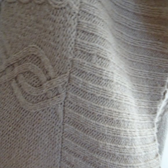 Coldwater Creek Size L 14-16 Tan Bolero/Cardigan/Sweater/Shrug/Jacket - Picture 2 of 9